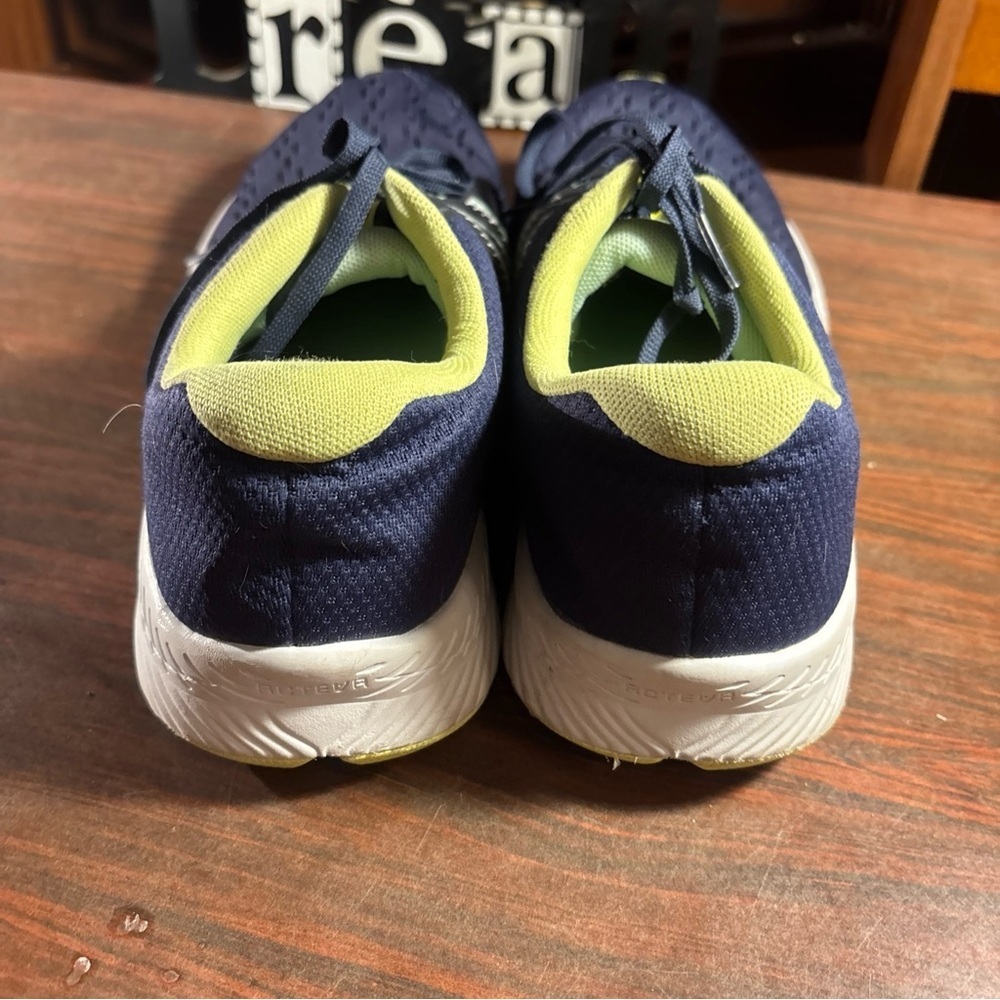 New Balance Men's Athletic Shoes in Navy and Lime - Picture 6 of 11